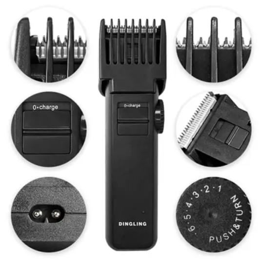 Dingling RF-610B Professional Hair & Beard Trimmer: Precision & Power
