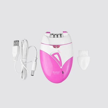 Kemei KM-189A Rechargeable Ladies Epilator: Smooth Skin for Weeks