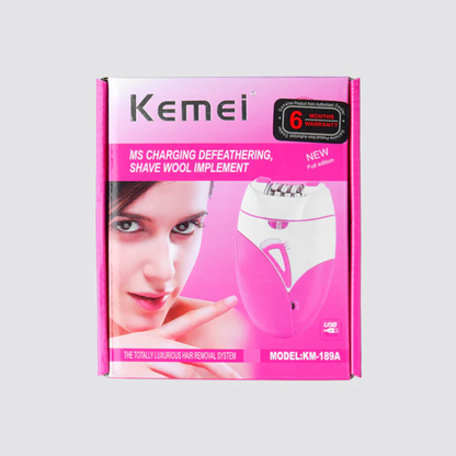Kemei KM-189A Rechargeable Ladies Epilator: Smooth Skin for Weeks
