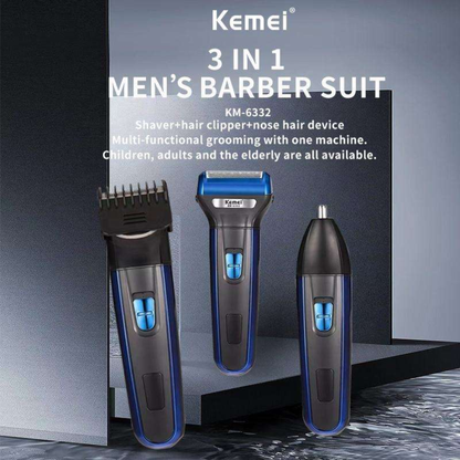 Kemei KM-6332: The Heavy-Duty 3-in-1 Professional Grooming Kit