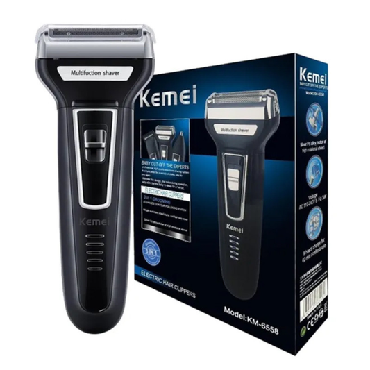 Kemei KM-6558 Electric Shaver 3 in 1 Grooming Kit