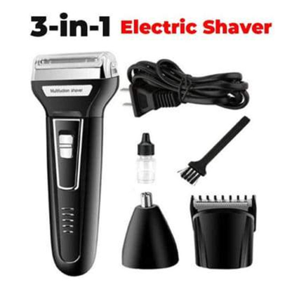 Kemei KM-6558 Electric Shaver 3 in 1 Grooming Kit